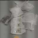 Fumete 100 Pieces Baptism Favors Set Angel Keychains Favor Baptism Boxes White Organza Bags with Tags for Bautizo Recuerdos Christening Memorial Gifts Wedding Baby Shower Party Supplies