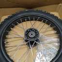 2.50-14 60/100-14 Dirt Bike Front Rim Wheel Tire With 12-15mm Bearing for 50cc 70cc 110cc 125cc SSR125 TTR90 TTR110 CRF70 XR70 KLX110 RM65 Apollo TaoTao DB14 Coolster Pit Bike Motorcycle