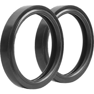 AR-PRO 2-Pack 79108500 Pool Light Gaskets Compatible with Pentair O-344, AquaLight and SpaBrite Pool and Spa Lights - 3.42 Inch ID, 4.3 Inch OD - Watertight Silicone Seal (Black)