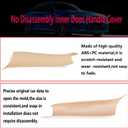 Door Pull Handle Covers Compatible with BMW X5 Series F15/F85 2014-2018, BMW X6 Series F16/F86 2015-2018(3PCS)(Beige)