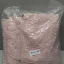 WINLIFE 100% Cotton Quilt Set Queen Size, Blush Pink Pre-Washed 3-Piece Bedspread Coverlet Set, Cozy Lightweight Soft Quilts with 2 Shams Floral Printed Bedding for All Season (Full/Queen 98''x90'')