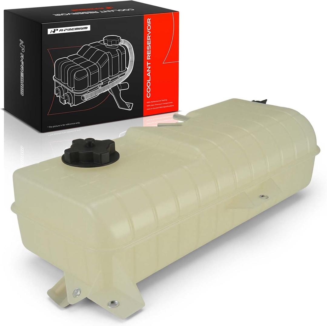 A-Premium Radiator Coolant Expansion Reservoir Overflow Tank W/Cap & Sensor