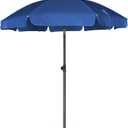 AMMSUN Patio Umbrella, 6.5 ft Outdoor Table Umbrella with Tilt Steel Pole, UPF50+ Protection, Great for Outdoor Garden Backyard, Navy Blue