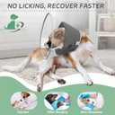Dog Cone Collar for Recovery: Soft Elizabethan Collar Alternative to Stop Licking, Adjustable Pet Cone for Large, Medium, Small Dogs, for Surgery, Spay, Injury, Skin Treatment