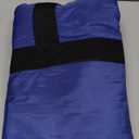 Positioning Bed Pad with 8 Reinforced Padded Handles - Washable Transfer Sheet for Lifting & Repositioning - Quick-Dry Patient Slide Blanket for Caregiver, Bedridden, Elderly - 48" x 40", Blue Ver 2