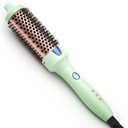 K&K Brush 40, Thermal Brush for Blowout Look, 1 1/2 Inch Ionic Heated Round Brush Makes Hair Smoother, Dual Voltage Thermal Round Brush Get Natural Curls, Easy to Use, 30S Fast Heating