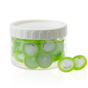 30 Pack PES Syringe Filters, Lab Filters Hydrophilic 0.22um Pore Size, 25mm Diameter Filtration