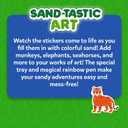 Skillmatics Sand Art Activity - Mess-Controlled DIY Animal Craft Kit with 50+ Colorful Stickers, Creative Arts & Crafts for Kids, Fun Hands-On Activity, Christmas Gifts for Ages 4, 5, 6, 7, 8, 9, 10