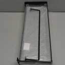 RICHER HOUSE 2+1 Tier Wall Mounted Floating Shelves Set of 2, Rustic Wood Wall Shelf with Metal Frame, Extra Storage Rack for Bathroom, Kitchen, Bedroom with Tissue Rack & Towel Bar - White Gold