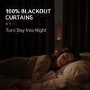 100% Blackout Shield White Linen Blackout Curtains for Bedroom 90 Inches Long, Back Tab/Rod Pocket Living Room Drapes, Thermal Insulated Blackout Curtains 2 Panels Set, 50" W x 90" L,Blanc de Blanc