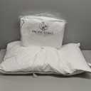 Pacific Coast Premium Goose Feather & Down Bed Pillows King Size 2-Pack, Hotel Quality Collection, Medium Support for Side & Back Sleepers