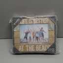 Pavilion Gift Company - 'Life is Better At The Beach' 67242 Picture Frame 5x7 - Nautical, Coastal Themed Wooden 5x7 Photo Frame - Rustic Home Decor, Housewarming, Birthday, Present for Beach Lovers