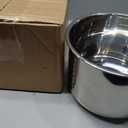 Genuine 6Qt Power Cooker XL Replacement Inner Pot Compatible with 6 Quart Power Pressure Cooker PPC770 PPC771 PPC770-1 PRO PCXL-PRO6 YBD60-100 WAL1 WAL2 Stainless Steel Inner Pot Parts - 6 QT