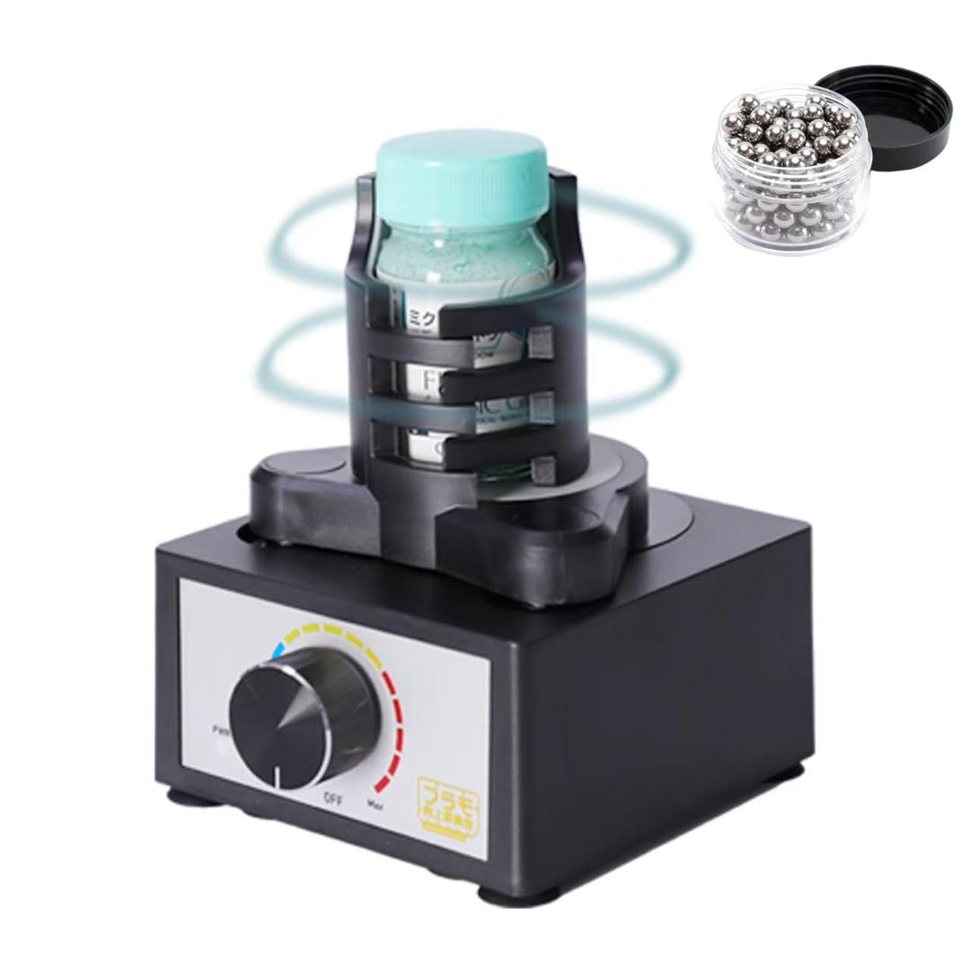 2400RPM Vortex Mixer Model Paint Shaker Mix Up to 100ML Adjustable Speed for Hobby Acrylic Paints, Nail Polish, Pigment, Eyelash Glue Adhesives, Testing Tubes (MVM)