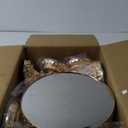 12 Pieces Gold Cake Stand Set, Vintage Cake Display Stand with Crystal Edge and Cupcake Display Tray, Dessert Table Display Set for Wedding Party Baby Shower Anniversary Celebration