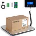 MUNBYN Shipping Scale, 440lb/1.8oz Digital Postal Scale for Packages with Hold/Tare Function, Backlit LCD, Battery & Cable Included, Postage Scale for Small Business, Packages, Luggage, and Home Use