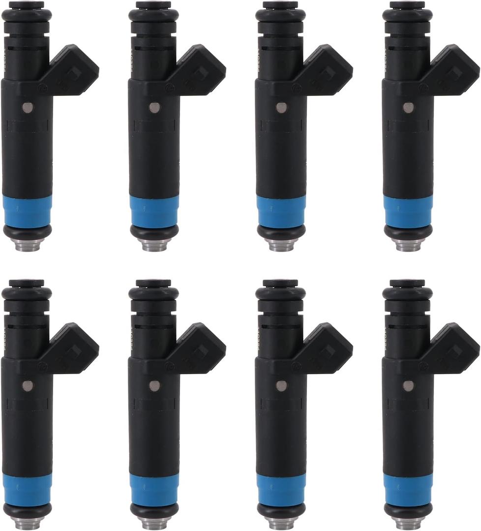 KIPA 8Pcs Fuel Injectors For Deka Ford Dodge V8 LT1 LS1 LS6 With 80Lb 850cc Engines Bosch EV1 Replace Siemens OEM # FI114992 110324 109991 FI114991