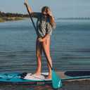 SUP Paddle - Adjustable 3 Pieces Stand Up Paddle Board Paddle with Unique Lock Design Floating Alloy Shaft Paddleboard Paddle, Standard