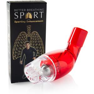 Exercise Breather Product and Fitness Trainer for Expiratory Breathing Performance & Lung Muscle Power Expander Exerciser to Expand Lung Capacity for Professional Athletes