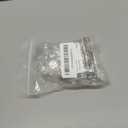 Patelai 6 Pieces Snowflake Napkin Rings Christmas Silver Pearl Xmas Napkin Ring Holder Buckle Set Metal Alloy Flower Buckle for Christmas Wedding Thanksgiving Dinner