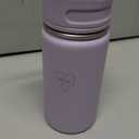 12oz Kids Water Bottle for School, Toddler Bottles with Straws, Stainless Steel Vacuum Insulated Water Bottle for Boys&Girls, Leak-Proof, BPA-Free, Purple