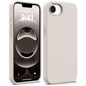 AOTESIER for iPhone 16e Case, Food Grade Silicone, Shockproof Military-Grade Protection Phone Case for iPhone 16E 2025 6.1'' with Anti-Scratch Microfiber Lining Inside, Gravel