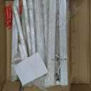 Yuntau 3 Pcs White Metal Easel Stand for Sign, 50 Inch Adjustable