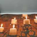 Candles Magnetic Fireplace Cover for Stops Heat Loss 38 x 31 Inch Fireplace Blanket Insulated Draft Cover with 12 Magnet for Indoor Frame Winter Summer(Candles)