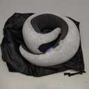 Travel Neck Pillow Airplane, Memory Foam Travel Pillows for Comfort on Sleeper Hold Compact and Ergonomic Design for Traveling Car Rides Home Road Trip Essentials for Adults and Kids (Grey)