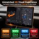 For Tesla Model Y Juniper & Model 3 Highland Matte 15.4" & 8" Screen Protector [No Glare & Fingerprint] 9H Tempered Glass Alignment Kit for Tesla Model 3 Model Y Juniper Accessories