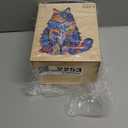 Wooden Puzzles for Adults, Cat Puzzles, Wooden Jigsaw Puzzles for Adults, 315 Pieces Wood Puzzles Adult, Unique Animal Shape Wood Puzzle, Creative Puzzle Gifts for Women Family Game (17.3 x 13.5in) (X-Large)