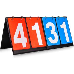  Scoreboard Score Keeper Score Flipper for Basketball Tennis Sports