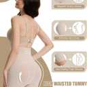 Shapewear for Women High-Waisted Tummy Control Shorts Shapewear, Butt Lifter, No Roll Body Shaper Panty (L)