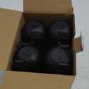 iwillink 4 Pack Outdoor Extension Cord Cover Waterproof - Weatherproof Electrical Connection Box for Outdoor Outlet, Plug, Socket, Christmas Holiday Decoration, Power Tool, Black