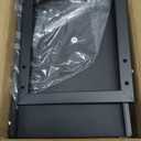 2 Pack Expandable Cabinet Shelf Organizer 16-26" L Stackable Kitchen Counter Shelves Rack Stand Sink Riser Countertop Storage Black (Normal 7.9D)