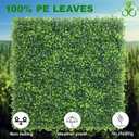 KASZOO 24 Pack 20"x20" Grass Wall Panels - Artificial Boxwood Panels for Greenery Wall Backdrop, Faux Greenery for Indoor Outdoor Decor, Garden Fence, Wedding, Privacy Screen, 66 Sq. Ft. Coverage