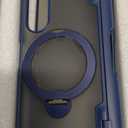 MOBOSI Magnetic for Z Fold 6 Case with HD Screen Protector, Compatible with Magsafe, Full-Body Slim Coverage Hinge Protection, Shockproof Phone Cover for Samsung Galaxy Z Fold6, Dark Blue