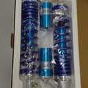 GZYF 15.7" 400mm Motorcycle Air Shock Absorbers,ATV Shock Absorbers Adjustable Go Kart Suspension Universal for HONDA, for Yamaha, for Suzuki, for Kawasaki ATV Go Kart Quad Dirt Sport Bikes (Blue)