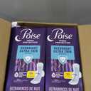 Poise Daily Liners, Incontinence Panty Liners for Bladder Leaks, 2 Drop Very Light Absorbency, Long Length, 264 Count of Pantiliners (6 Packs of 44)