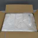 Spartan Industrial - 12" X 15" (500 Count) Self Seal Clear Poly Bags with Suffocation Warning for Packaging, Clothes - Permanent Adhesive