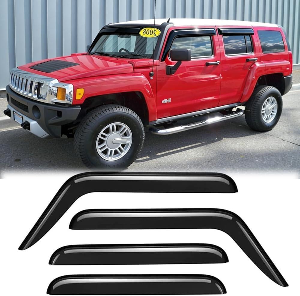 4PCS Side Window Wind Deflectors for Hummer H2 2003-2009 94329