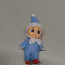 Christmas Baby Elf Doll in Blue Jumpsuit