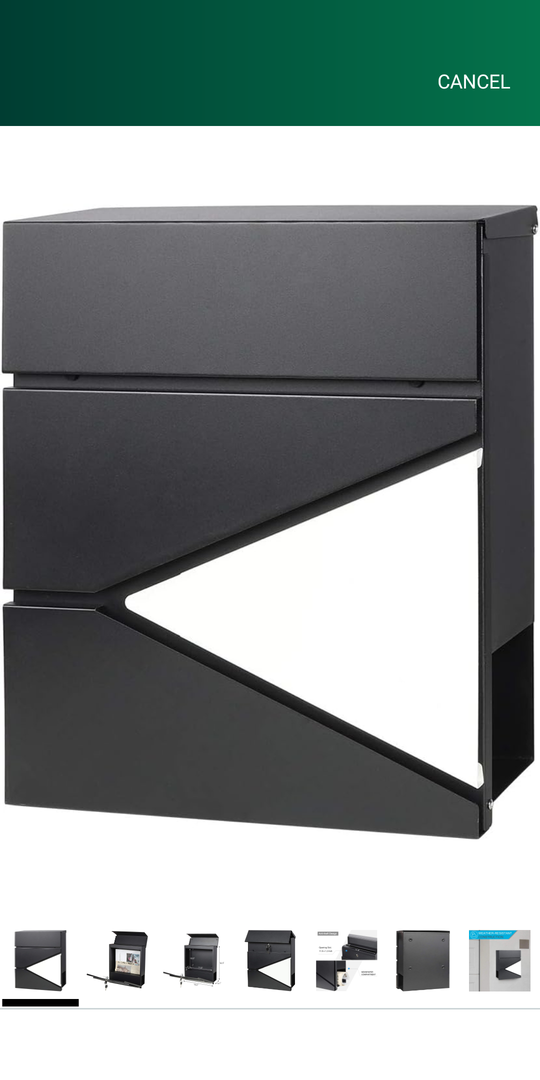 Lockable Mailboxes with Keys,Outdoor Wall Mounted Mail Box with Large Capacity,14 3/10" x 4 1/10" x 13",White