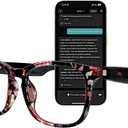 AI Smart Wireless Bluetooth Translation Glasses for Men/Women with Speakers/Bluetooth&140+ Languages Translation Sports/Travel/Drive/Busniess (C3+AI+Color Change Lenses+BaoHua)