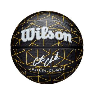 WILSON Caitlin Clark Repetition Basketball - Black/Yellow, Size 7-29.5"