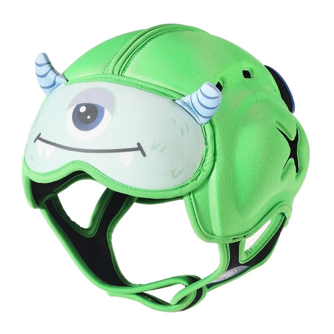 Baby Safety Helmet for Crawling & Walking - Ultra Lightweight Adjustable Infant Head Protector 10-24 Months, Breathable Anti-Collision Soft Helmet with Secure Fit Design (Monster)