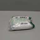 Tainehs Ribbed Two Piece Bikini Sets for Women Sexy Halter Triangle Top Swimsuit String Thong Bathing Suit (Medium, White)