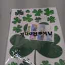 9 Sheets St Patricks Day Window Clings, 116 PCS St Patrick's Day Shamrock Window Stickers for St Patricks Day Decorations, Green Static Spring Window Clings for Glass Windows Decor