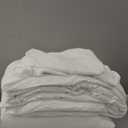 CozyLux White Queen Comforter Set, 3 Pieces Solid Breathable Quilted Boho Style Bedding Sets, Luxury Fluffy Soft Bed Set with Down Alternative Comforter for All Season (1 Comforter & 2 Pillowcases)