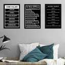 Motivational Wall Art Office Decor Inspirational Entrepreneur Quotes Picture Prints Success Motto Positive Affirmation Posters for Living Room Workplace Artwork Framed [48''W x 24''H]
